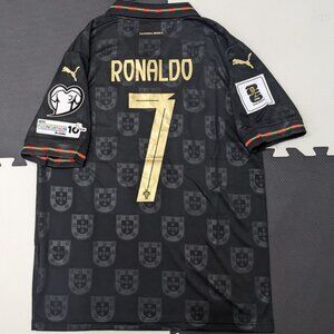 Portugal Ronaldo #7 2025/26 Special Edition “Pantera Negra” Men’s Jersey